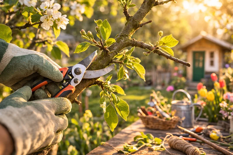 Obstbaum-Rückschnitt im Kleingarten Markranstädt – Frühjahr